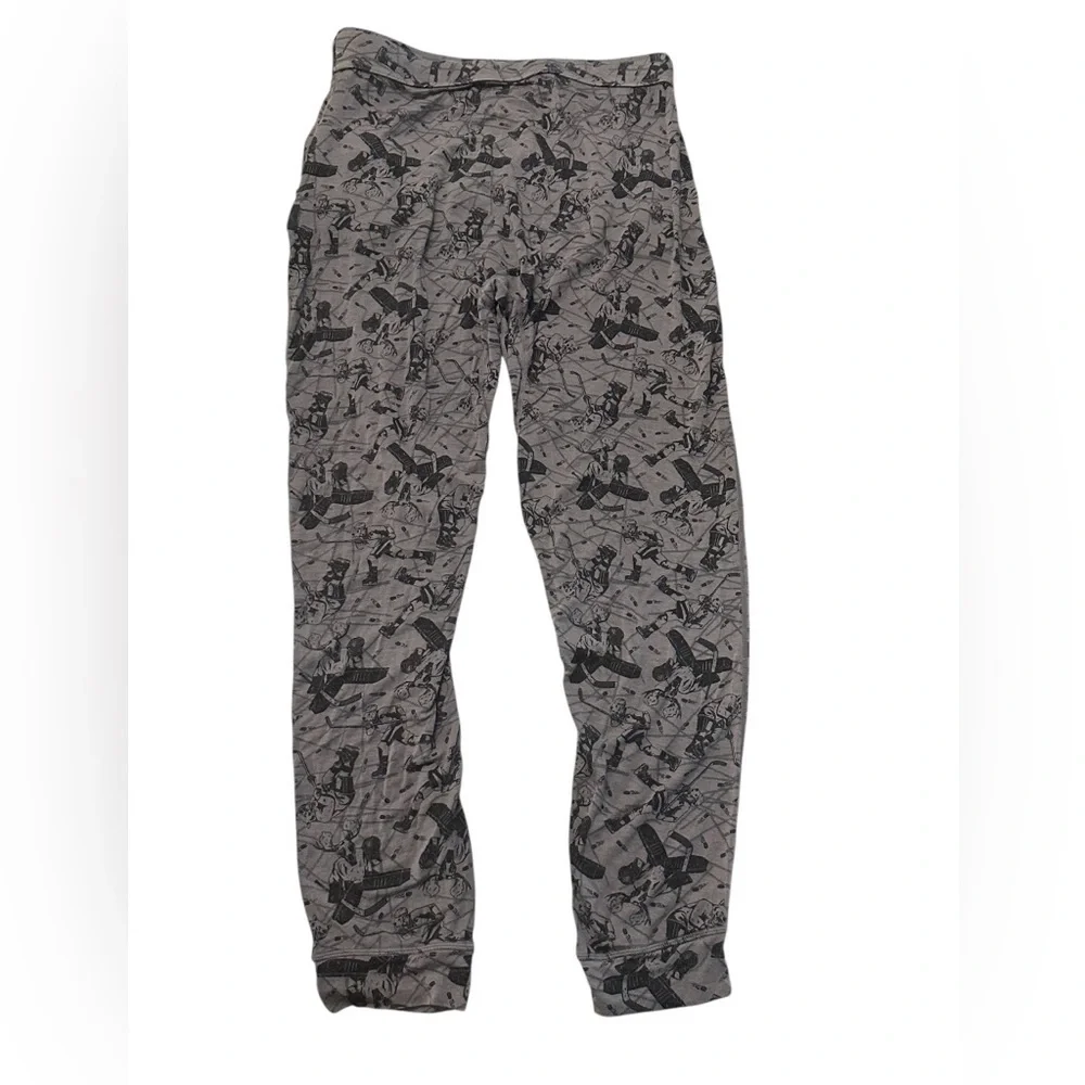 Saxx Snooze Pants Bear Moose Hockey Lounge Sweats Mens Small
